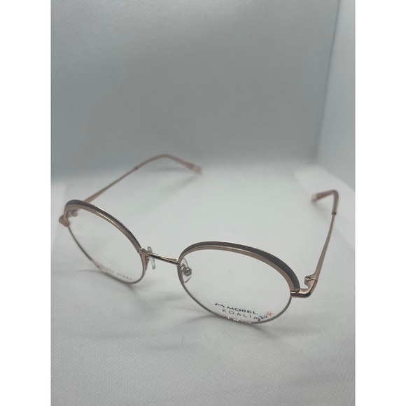Morel Koali 20108k Eyeglasses Oval Frames Rose Gold Pink Lightweight Designer - Picture 2 of 5